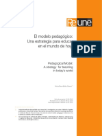 El Modelo Pedagógico: Una Estrategia para Educar en El Mundo de Hoy