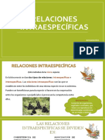 Relaciones Intraespecíficas