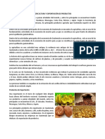 Agricultura y Exportación de Productos