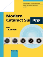 Modern Cataract Surgery Kohnen 2002