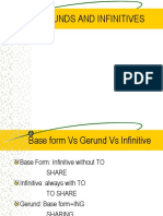 Gerunds and Infinitives