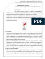 03 Empresas Certificadas en Bolivia (Sector Hidrocarburos)