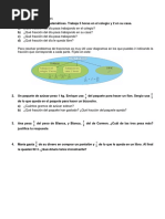 Problemas Fracciones 1º ESO