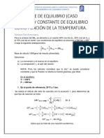 Constante de Equilibrio. Producción de Amoniaco.