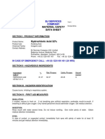 Material Safety Data Sheet: BJ Services Company