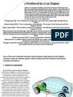 Pollutants Produced by A Car Engine: Gasoline