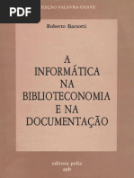 A Informática Na Biblioteconomia e Na Documentação.