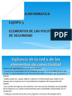 Elementos de Las Politicas de Seguridad