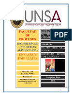 Práctica 1 Identificación de Materiales de Envase y Embalaje