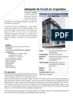 Atentado A La Embajada de Israel en Argentina PDF