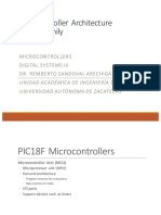 Microcontroller Architecture PIC18F Family: Microcontrollers Digital Systems Iii Dr. Remberto Sandoval Arechiga