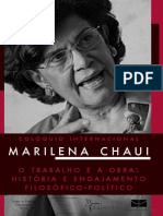 Marilena Chaui o Trabalho e A Obra: História e Engajamento Filosófico-Político - UnB