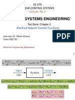 2-Lecture 02 Electrical Networks Transfer Function