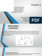 Reducción de Alcoholes y Cetonas