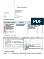 Sesion de Aprendizaje Ciencia y Ambiente