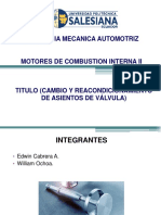 Cambio y Reacondicionamiento de Los Asientos de Valvulas PDF