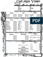 DarkAges Vampire V20 2-Page Interactive