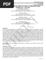 Design and Development of Pedal Operated Maize Desheller - A Review