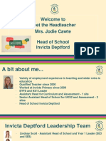 Meet The Headteacher - SE8