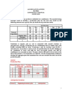 Aggregate Planning Mba