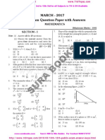 1084 10 Maths March 2017 em Answer Key PDF