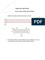 Header Plug Seal Weld Procedure