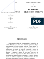 O Livro Dos Espiritos Primeira Edicao Trad Canuto Abreu 1 de 4 PDF