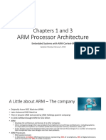 Chapters 1 and 3: ARM Processor Architecture