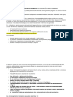 Microorganismos Marcadores en Los Alimentos Clasificación