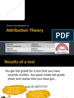 Attribution Theory: Theory and Implications of