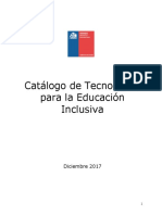 Catálogo Tecnologías para La Educación Inclusiva