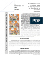 Artigo - Boas Maneiras No Ambiente de Trabalho PDF