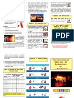 Triptico de Incendios