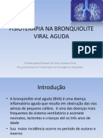 Apresentação Fisioterapia Na Bronquiolite Viral Aguda