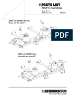 Hendrickson - Airtek Parts List For Volvo Vehicles (Sp174f)