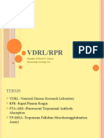 VDRL/RPR: Dominic Edward Z. Tomas