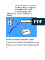 Esquema Electrico de Ventilador de Pie y Sus Conecciones