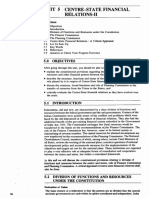 Unit 5 Centre-State Financial Relations-I1: Structure