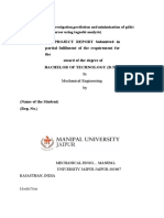 FInal Project Report - B.Tech Mechanical Engg