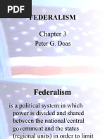 Federalism: Peter G. Doas