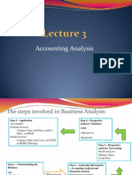 Lecture 3 - Accounting Analysis