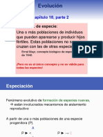 Evolución: Concepto de Especie Especiación