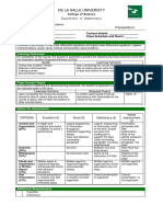 De La Salle University: Department of Mathematics