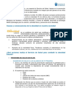 Causas y Consecuencias de La Obesidad en Nuestra Sociedad