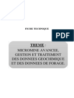 Fiche Technique Micromine