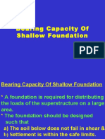 Bearing Capacity of Shallow Foundation