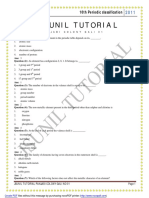 10th Periodic Classification MCQ