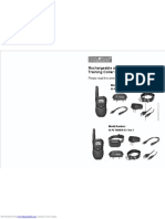 Rechargeable and Waterproof Training Collar Operating Guide: Please Read This Entire Guide Before Beginning