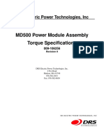 MD-500 Torque Spec