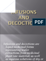 Infusions and Decoctions